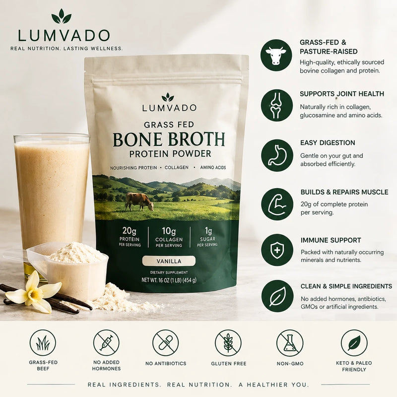 Grass Fed Bone Broth Protein Powder