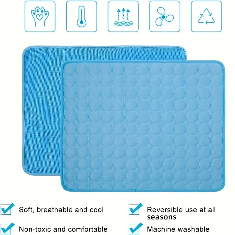 Dog Cooling Mat Summer Pet Cold Bed Extra Large For Small Big Dogs Pet Accessories Cat Durable Blanket Sofa Cat Ice Pad Blanket